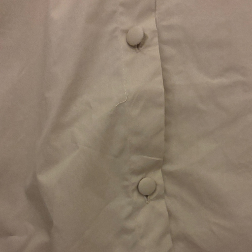 Beige Ruffle Sleeve Button-Down Dress - Picture 6 of 7